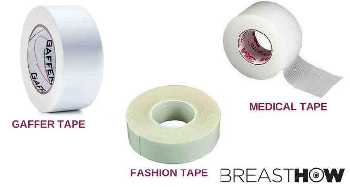 Types of boob tapes